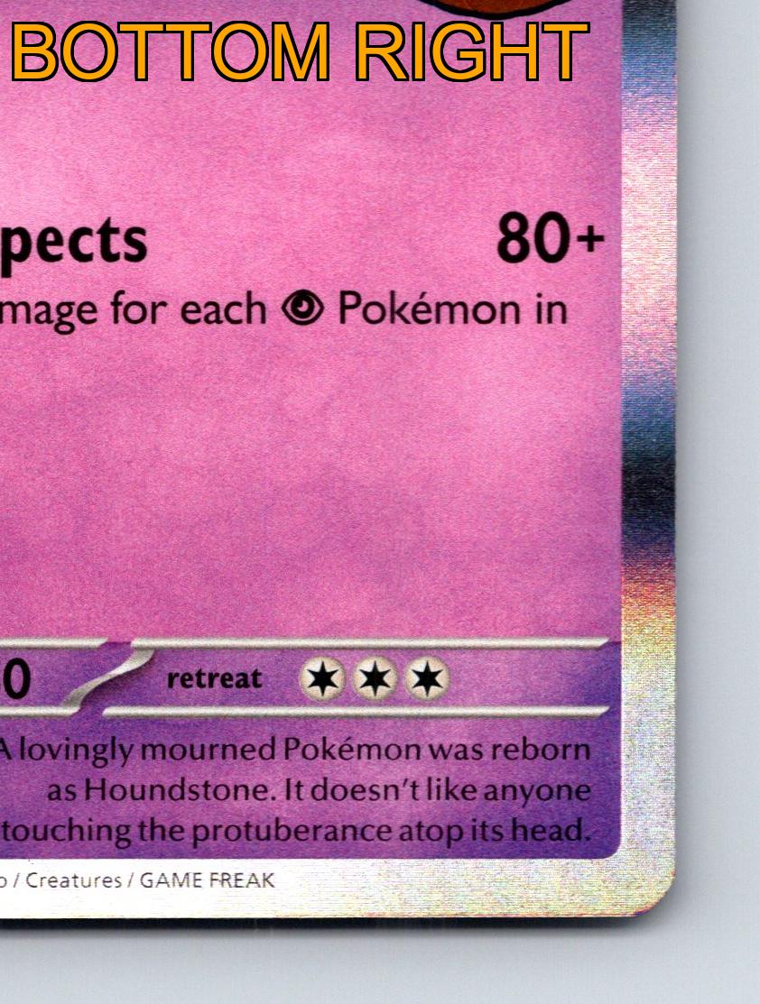 Stage 1 Houndstone HP 140 Last Respects Attack Rarity Purple Pokémon - Picture 6 of 10