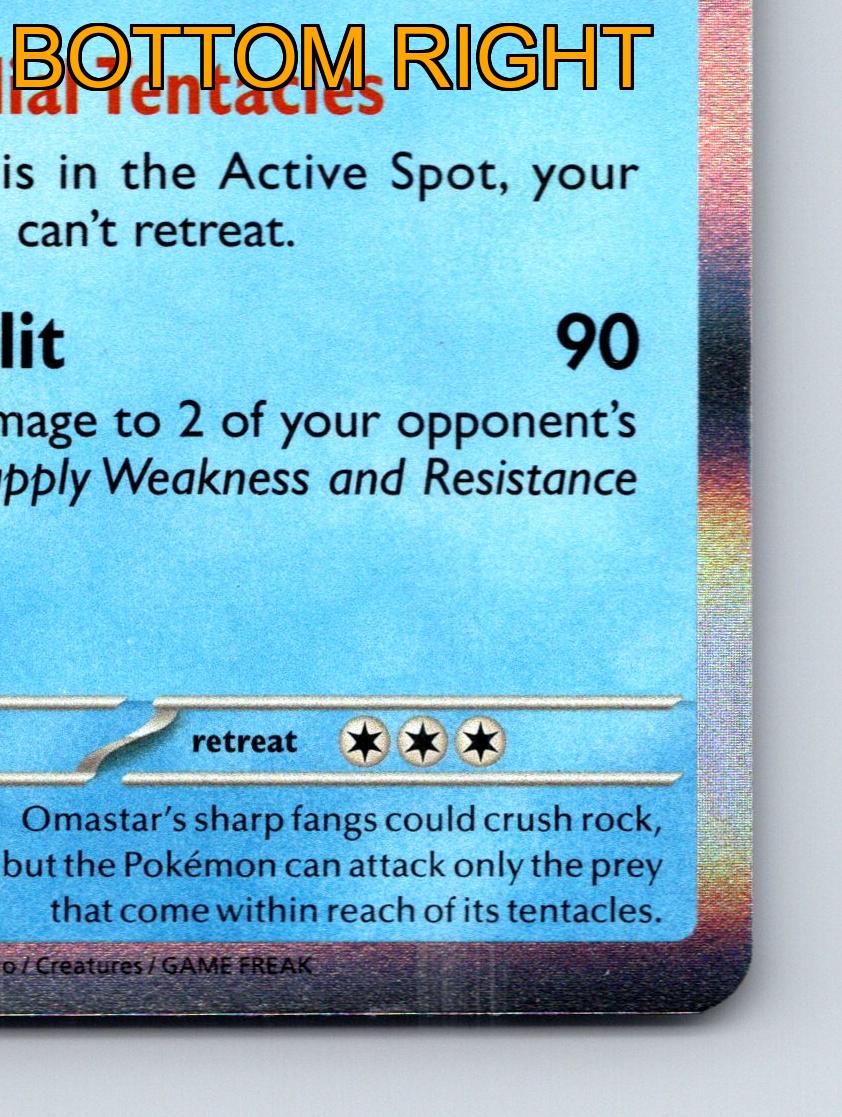 Stage 2 Omastar HP 150 Primordial Tentacles Aqua Split Blue