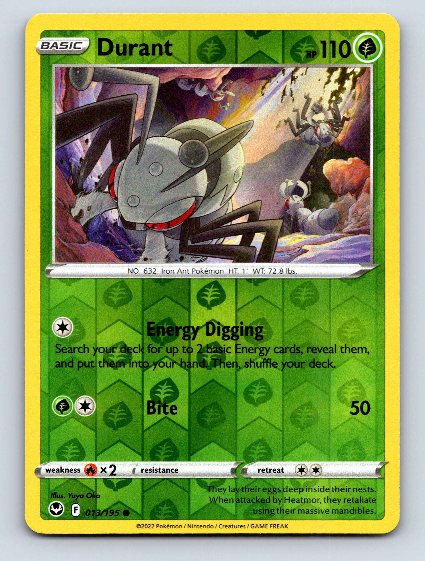 Basic Durant HP 110 Energy Digging Bite Rarity Green Vibrant