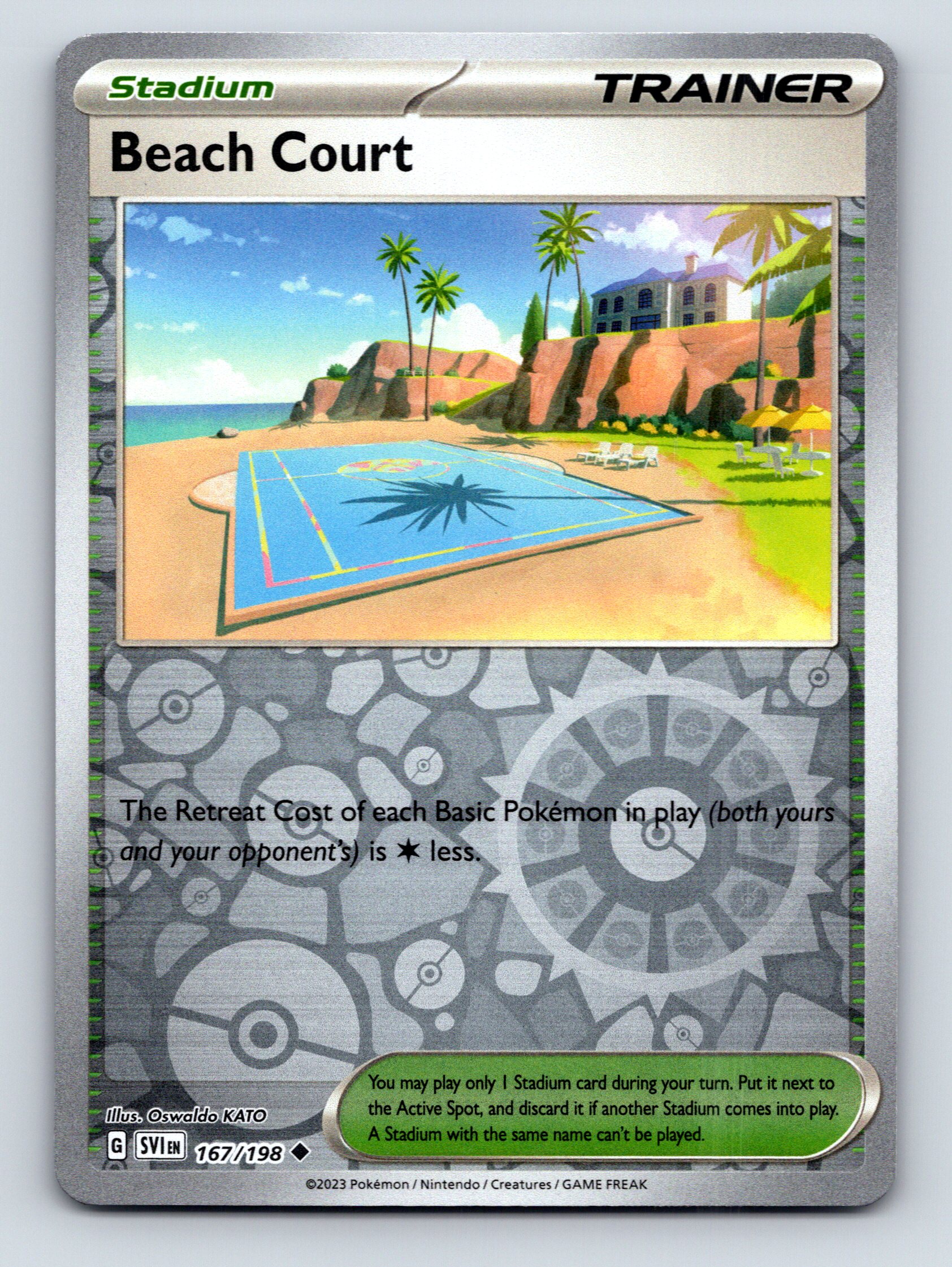 Trainer Stadium Beach Court Retreat Cost Reduction Pokmon Card Yellow Trainer Stadium Beach Court Retreat Cost Reduction Pokmon Card Yellow