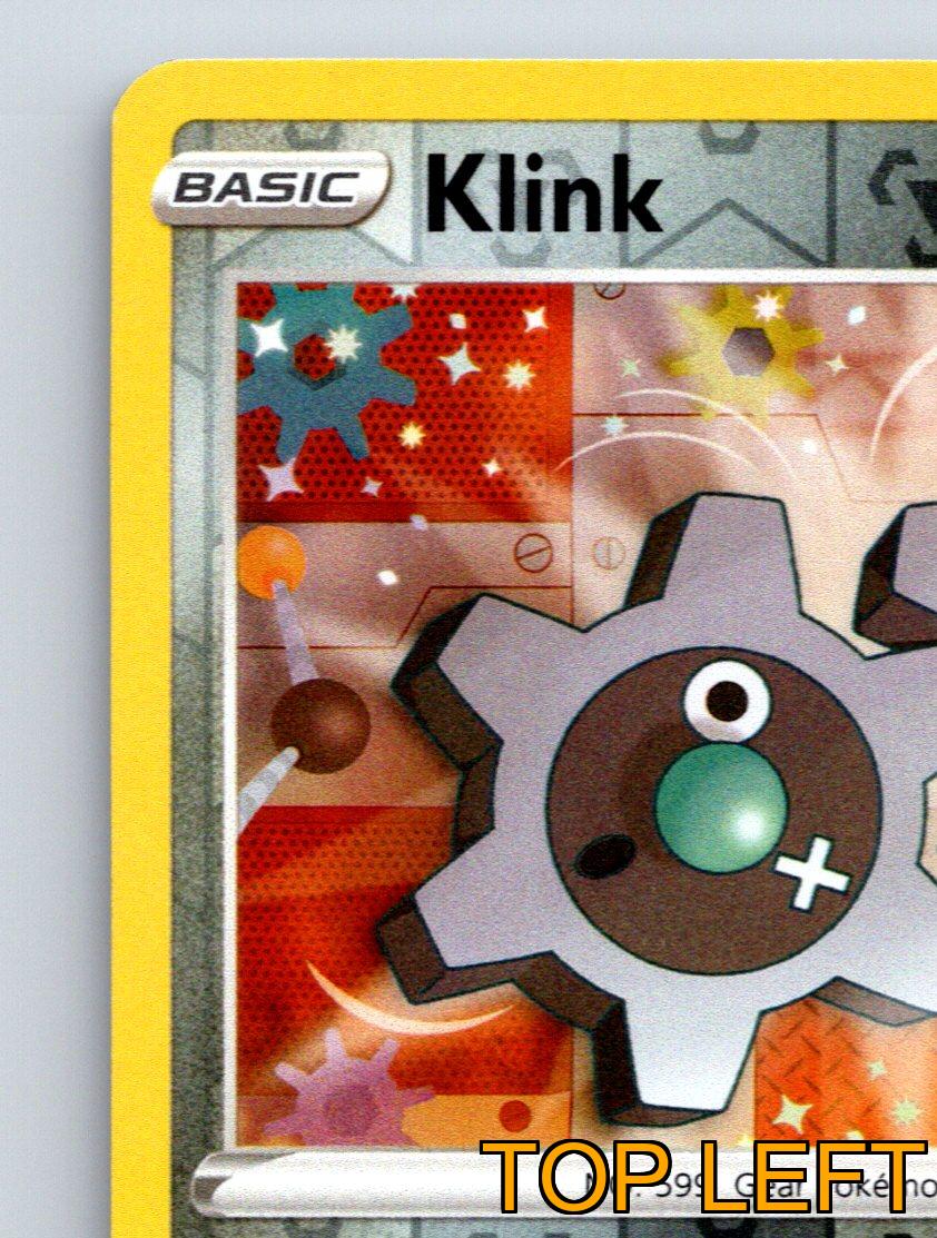Basic Klink HP 50 Call Sign Attack Rarity Silver Gear Pokmon