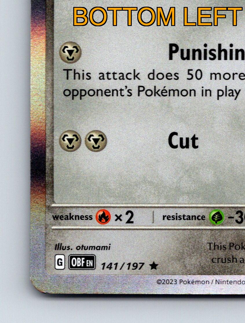 pokemon cards bottom left letter Trainer Supporter Geeta Rarity Vibrant Coach Blue Card What does the letter at