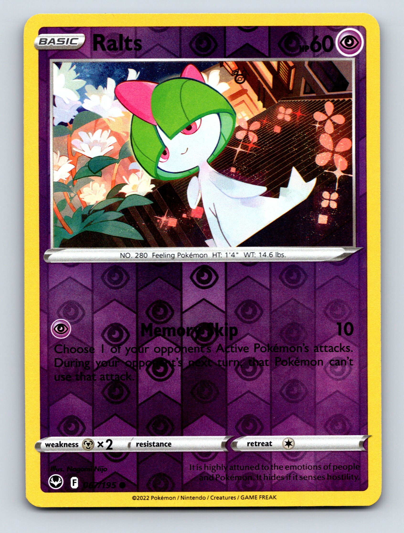 ポケモンカード ラルトスHP60 初版 048 EBB ポケモンカードラルトス