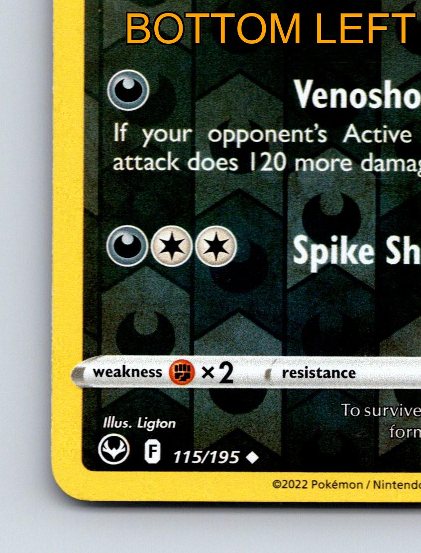 Stage 1 Toxapex HP 120 Venoshock Spike Shot Rarity Blue Pokémon | eBay
