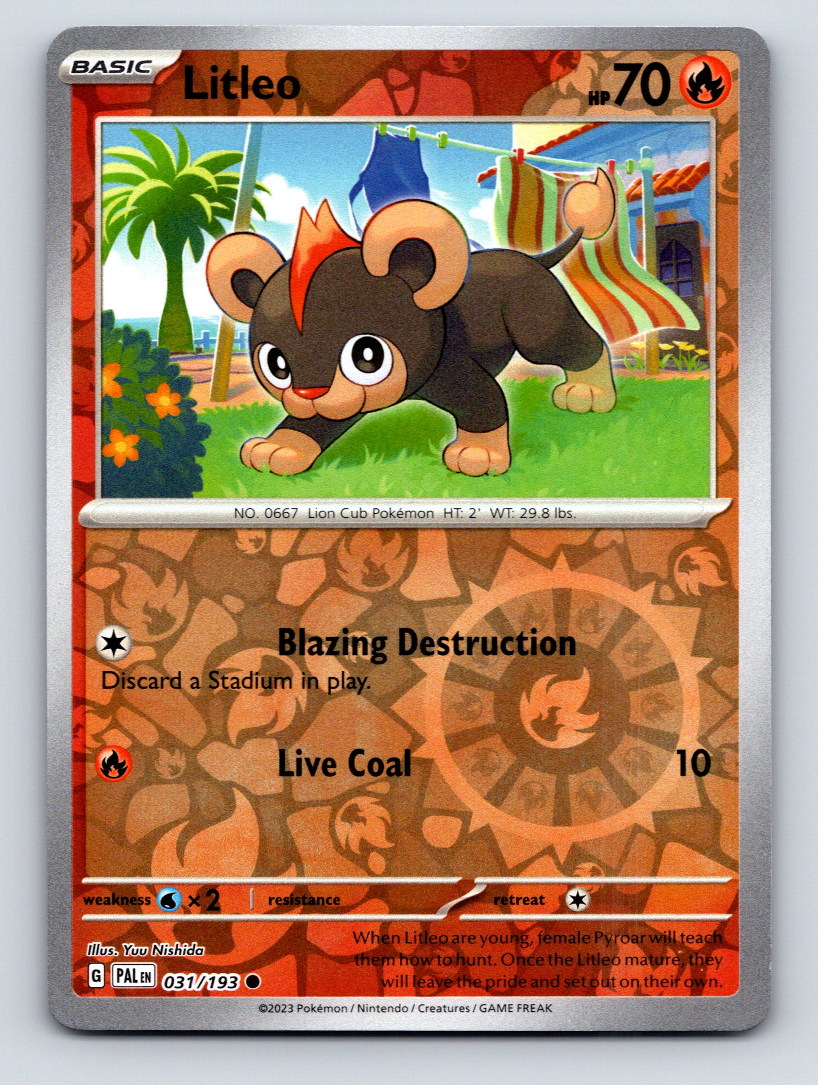 litleo pokemon card value Litleo #023/132 ME01: Mega Evolution Pokemon