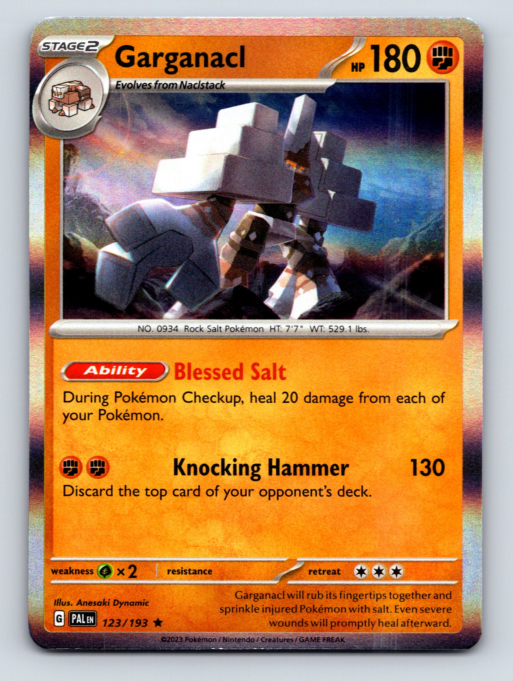 Stage 2 Garganacl HP 180 Blessed Salt Ability Orange Powerful