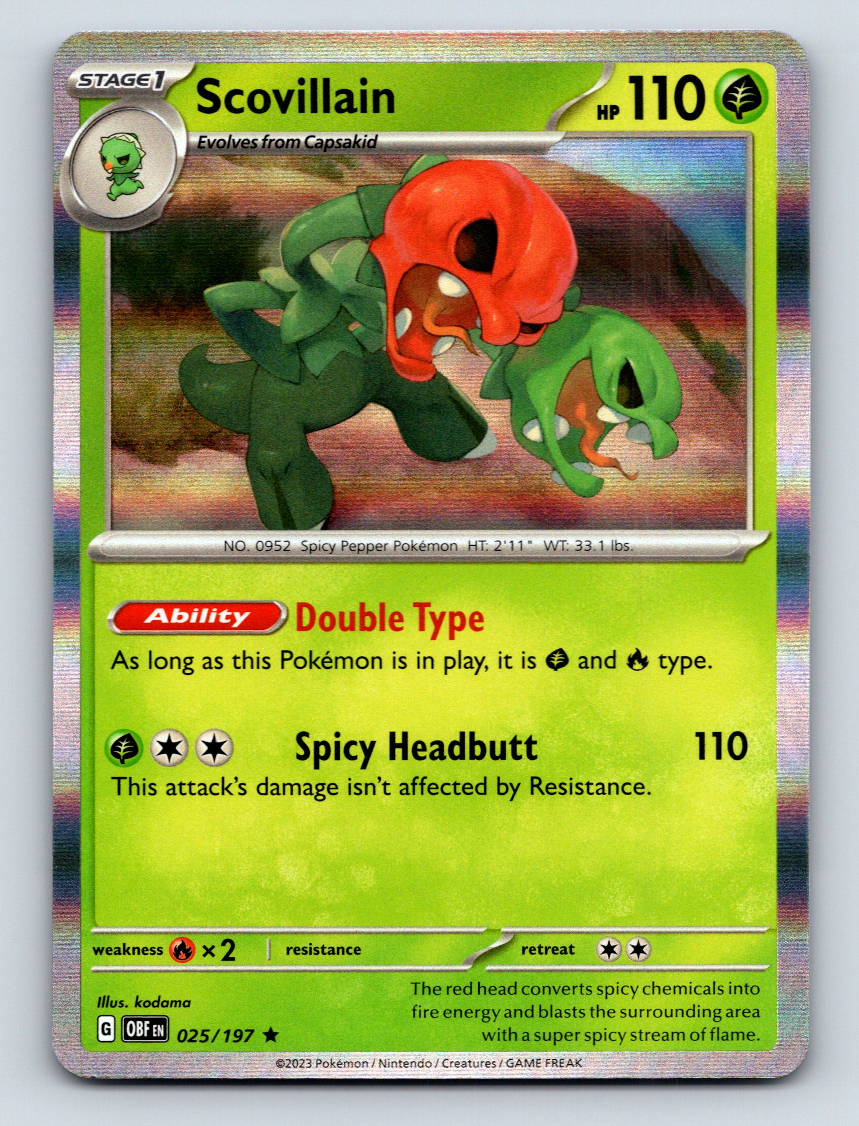 double type pokemon cards - Scovillain ex 216/191 The Most Valuable Double Rares