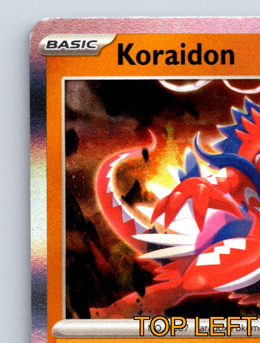 コライドン ホロカード HP130 Basic Koraidon HP 130 Claw Slash Attack Rarity Orange