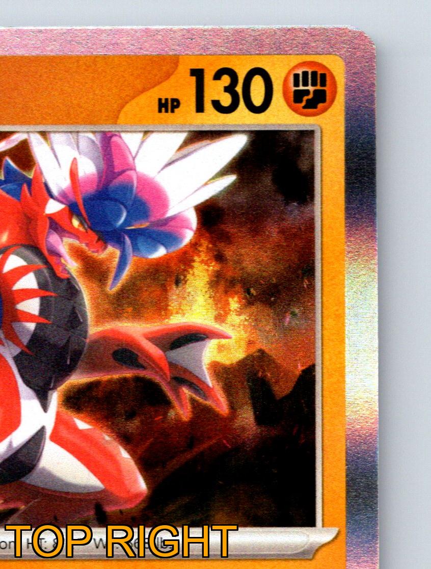 コライドン ホロカード HP130 Basic Koraidon HP 130 Claw Slash Attack Rarity Orange