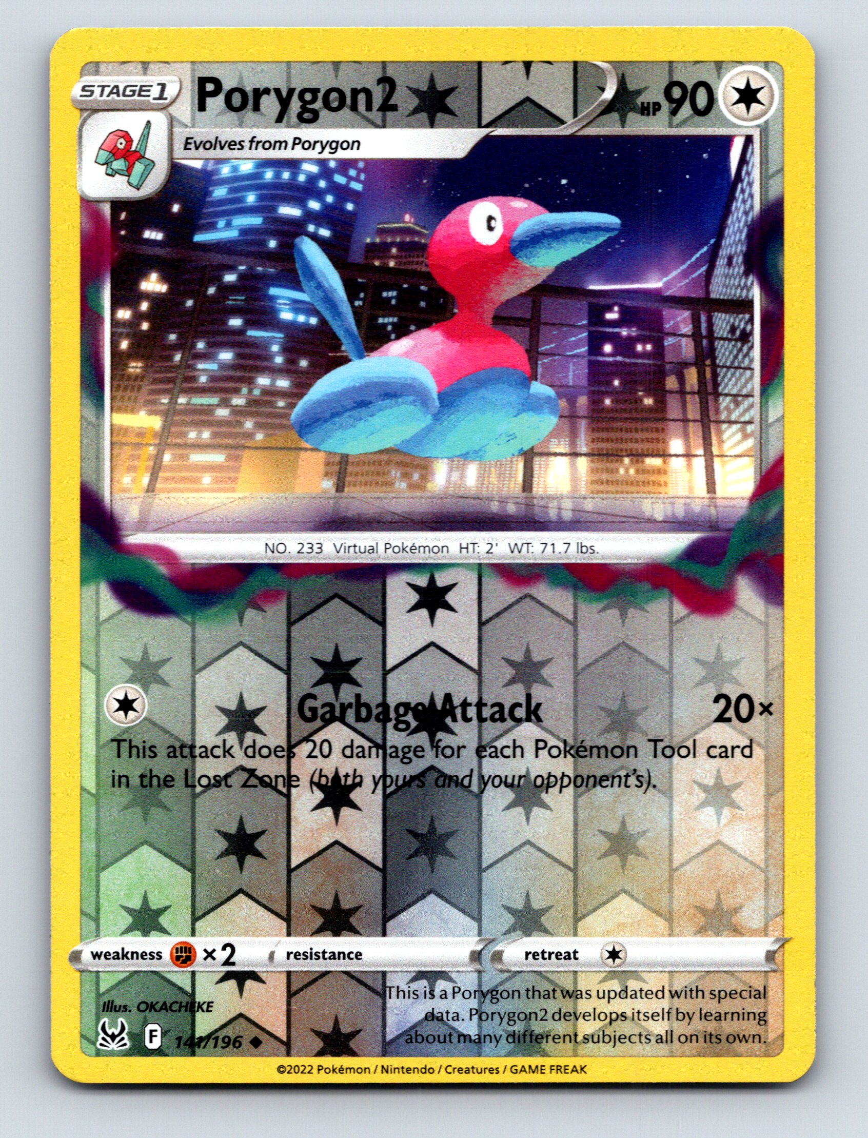Stage 1 Porygon2 HP 90 Garbage Attack Rarity Colorless Pokémon | eBay Stage 1 Porygon2 HP 90 Garbage Attack Rarity Colorless Pokémon | eBay