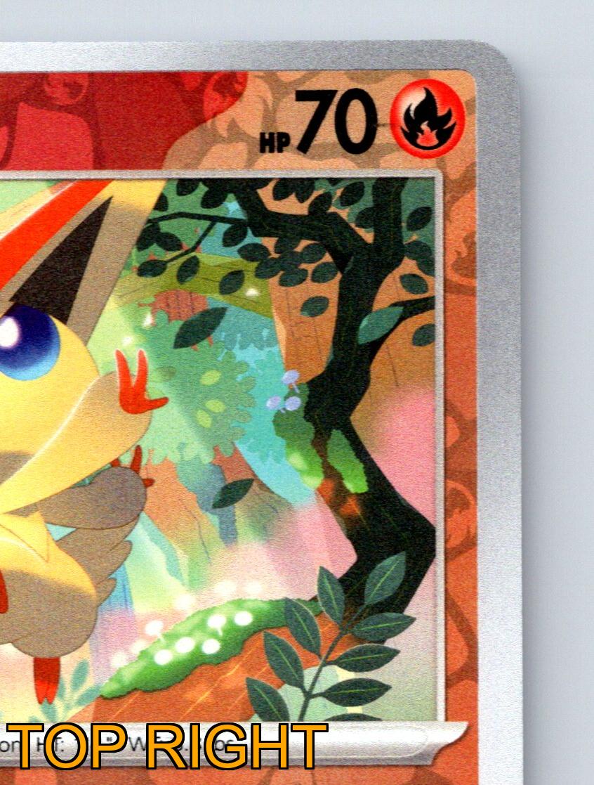 Basic Victini HP 70 Victory Cheer Ability Flare Attack Red