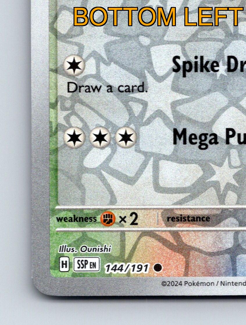 Basic Snorlax HP 150 Spike Draw Attack Common Green Slumbering