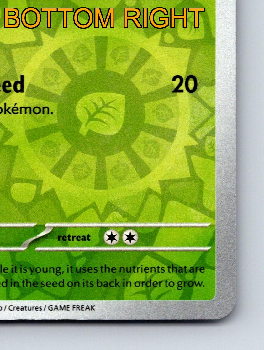 Basic Bulbasaur HP 70 Leech Seed Attack Rarity Green Vibrant