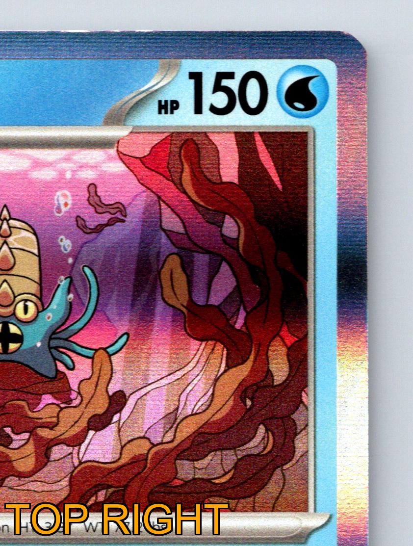 Stage 2 Omastar HP 150 Aqua Split Attack Rarity Blue Pokémon Card