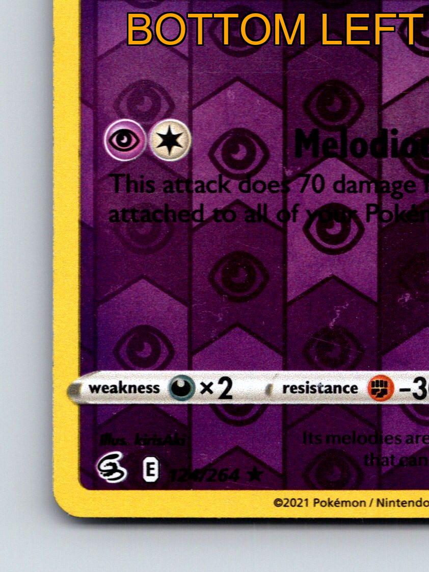 Basic Meloetta HP 90 Melodious Echo Attack Purple Colorful Pokémon