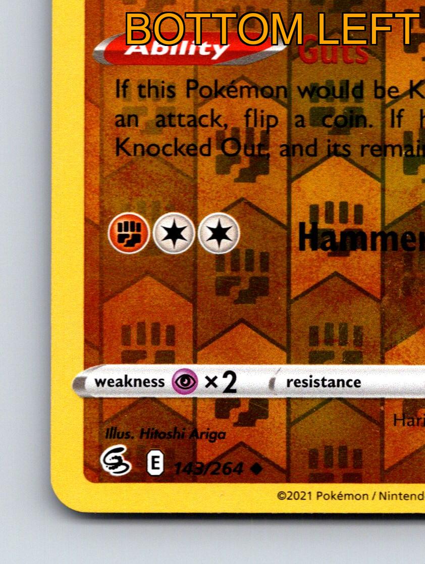 Stage 1 Hariyama HP 140 Hammer In Attack Rarity Orange Pokémon