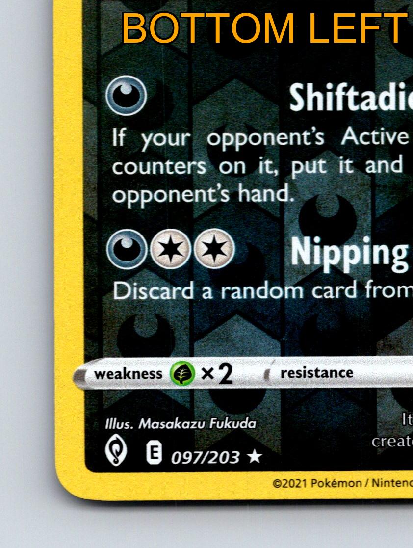 Stage 2 Shiftry HP 150 Shiftadieu Ability Dark Pokémon Card Black Design