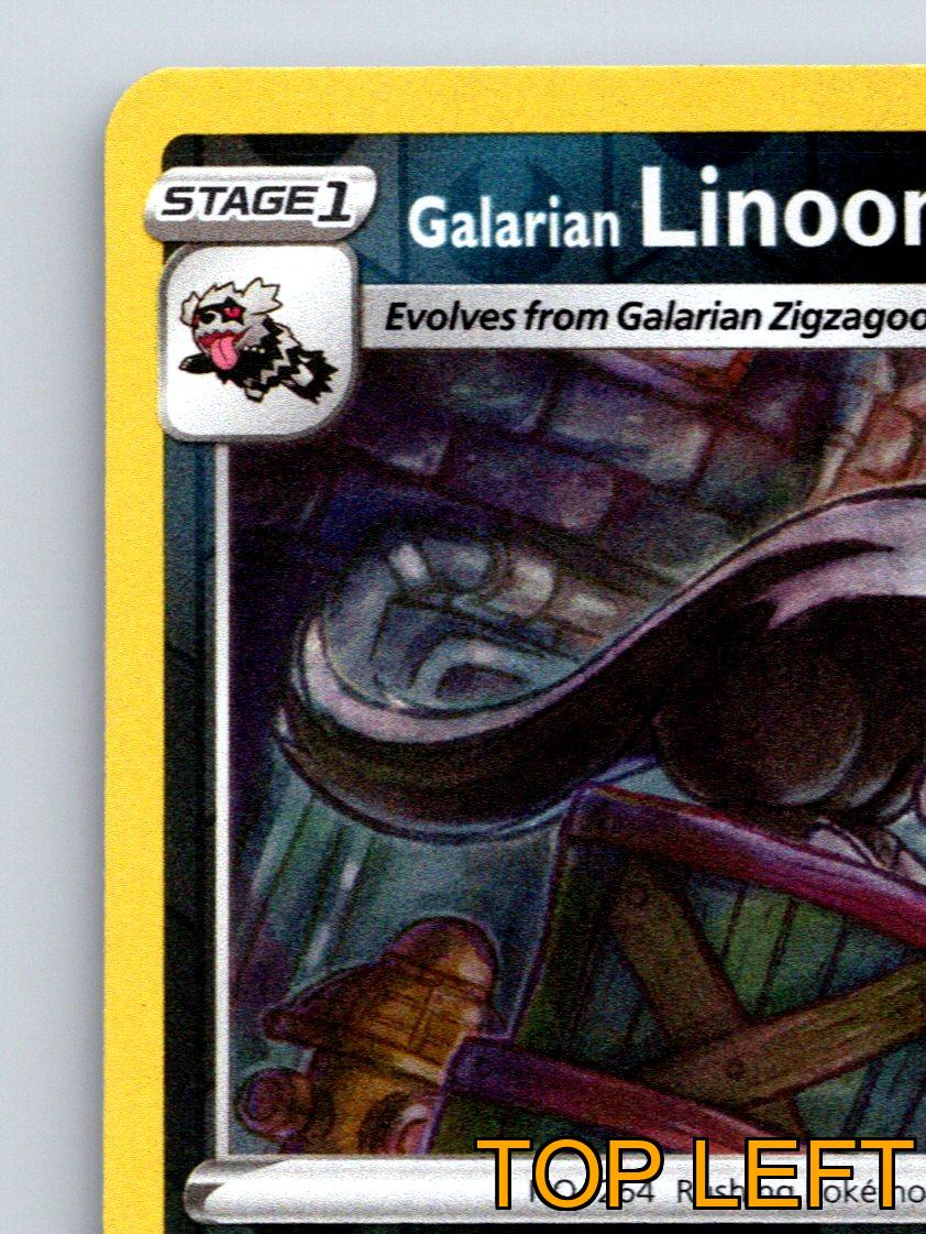 Stage 1 Galarian Linoone HP 90 Rear Kick Rarity Dark Colorful Pokémon