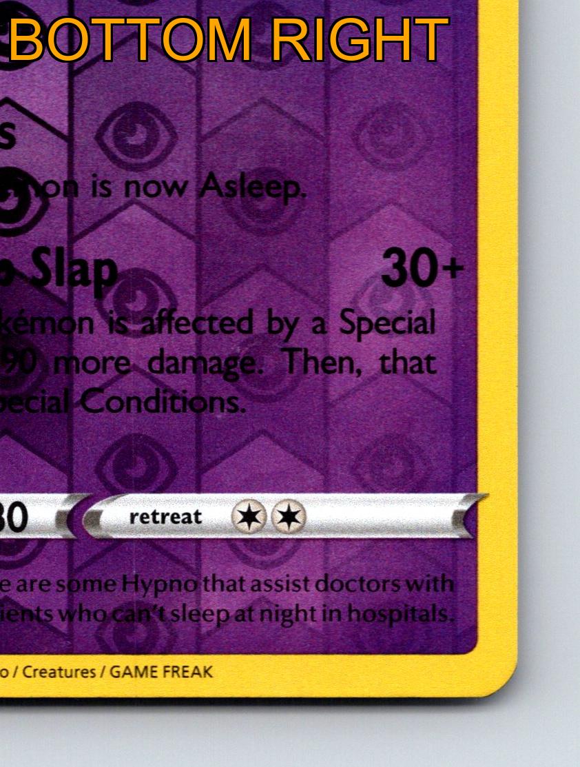 Stufe 1 Hypno HP 110 Hypnose Angriff Rarität Lila Traum Pokémon - Bild 6 von 10