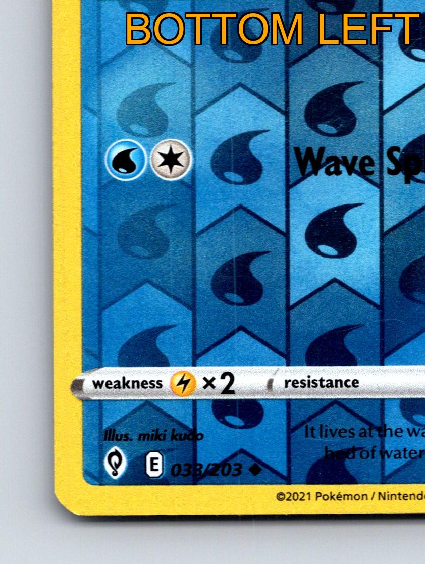 Stage 1 Lombre HP 90 Wave Splash Attack Rare Blue Color Pokémon