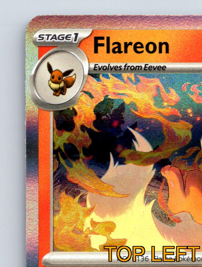 Stage 1 Flareon HP 130 Destructive Flame Rarity Orange Fire