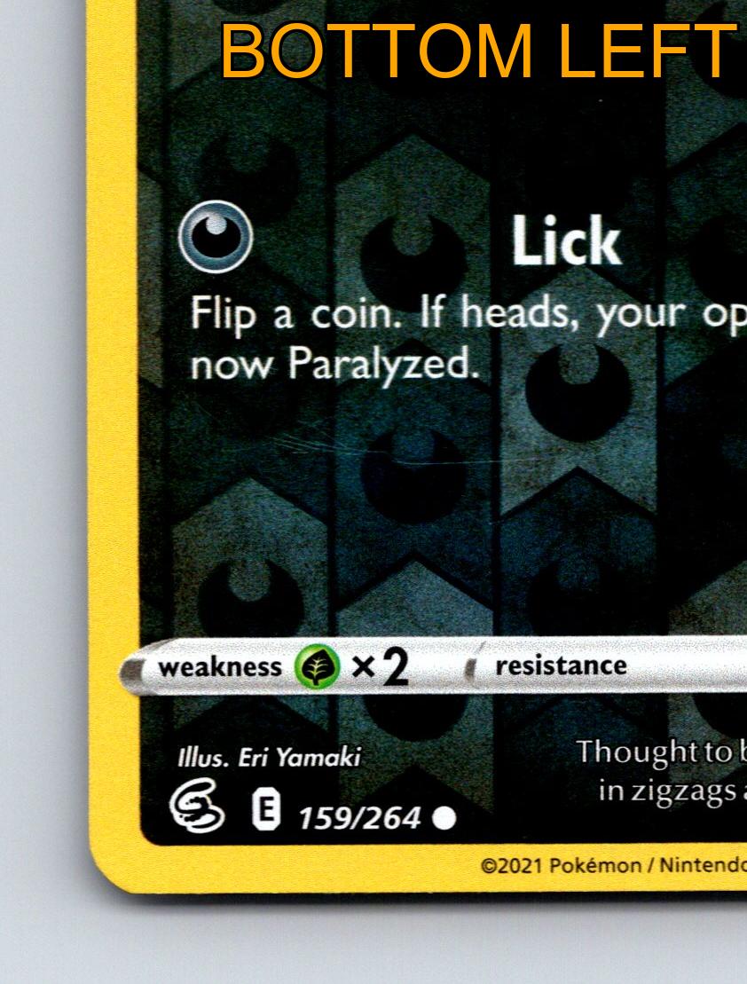Basic Galarian Zigzagoon HP 60 Lick Attack Rarity Dark Pokémon