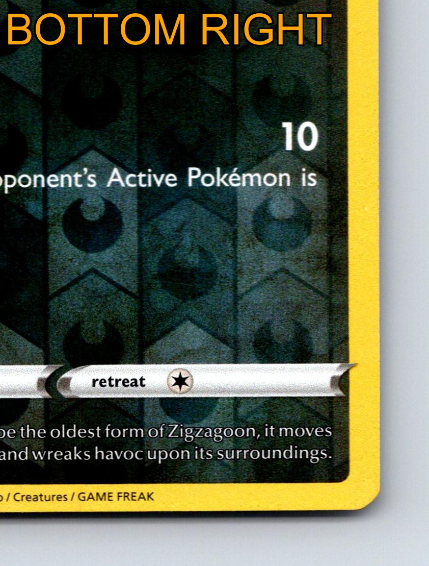 Basic Galarian Zigzagoon HP 60 Lick Attack Rarity Dark Pokémon