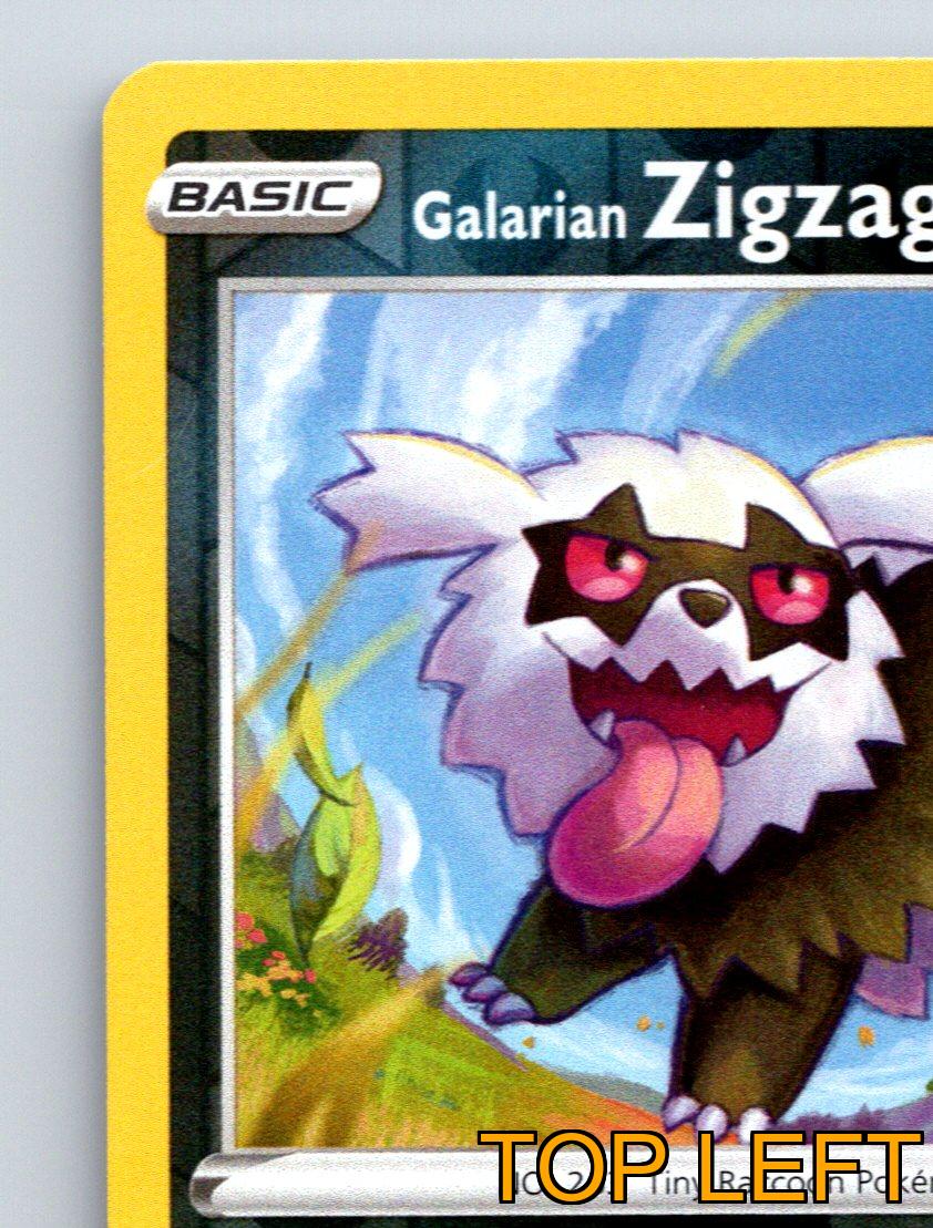Basic Galarian Zigzagoon HP 60 Lick Attack Rarity Dark Pokémon