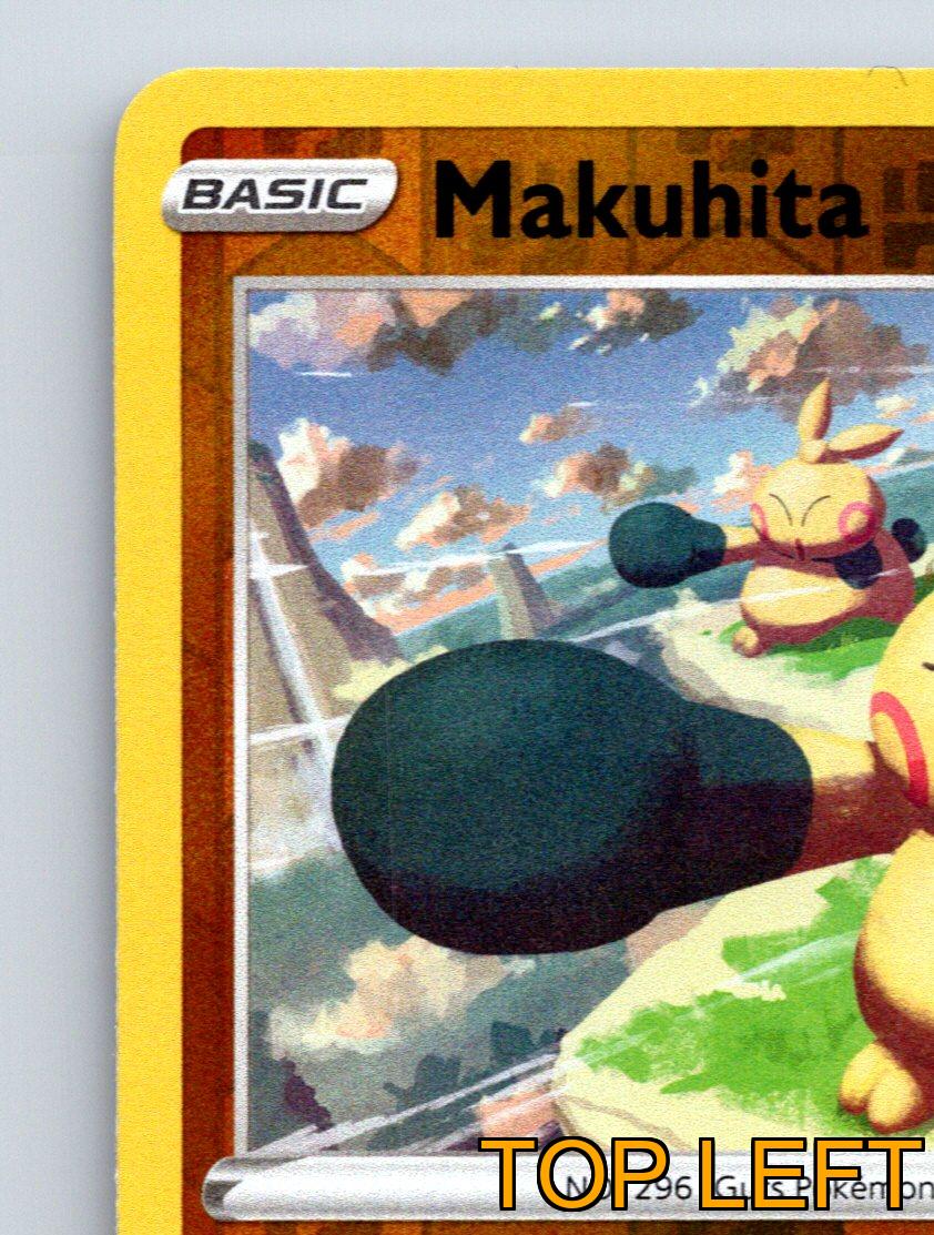 Tarjeta Pokémon Amarilla Básica Makuhita HP 90 Hammer In Attack Rareza - Imagen 3 de 10
