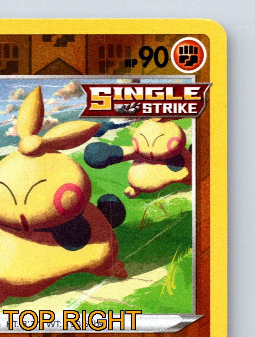 Tarjeta Pokémon Amarilla Básica Makuhita HP 90 Hammer In Attack Rareza - Imagen 4 de 10