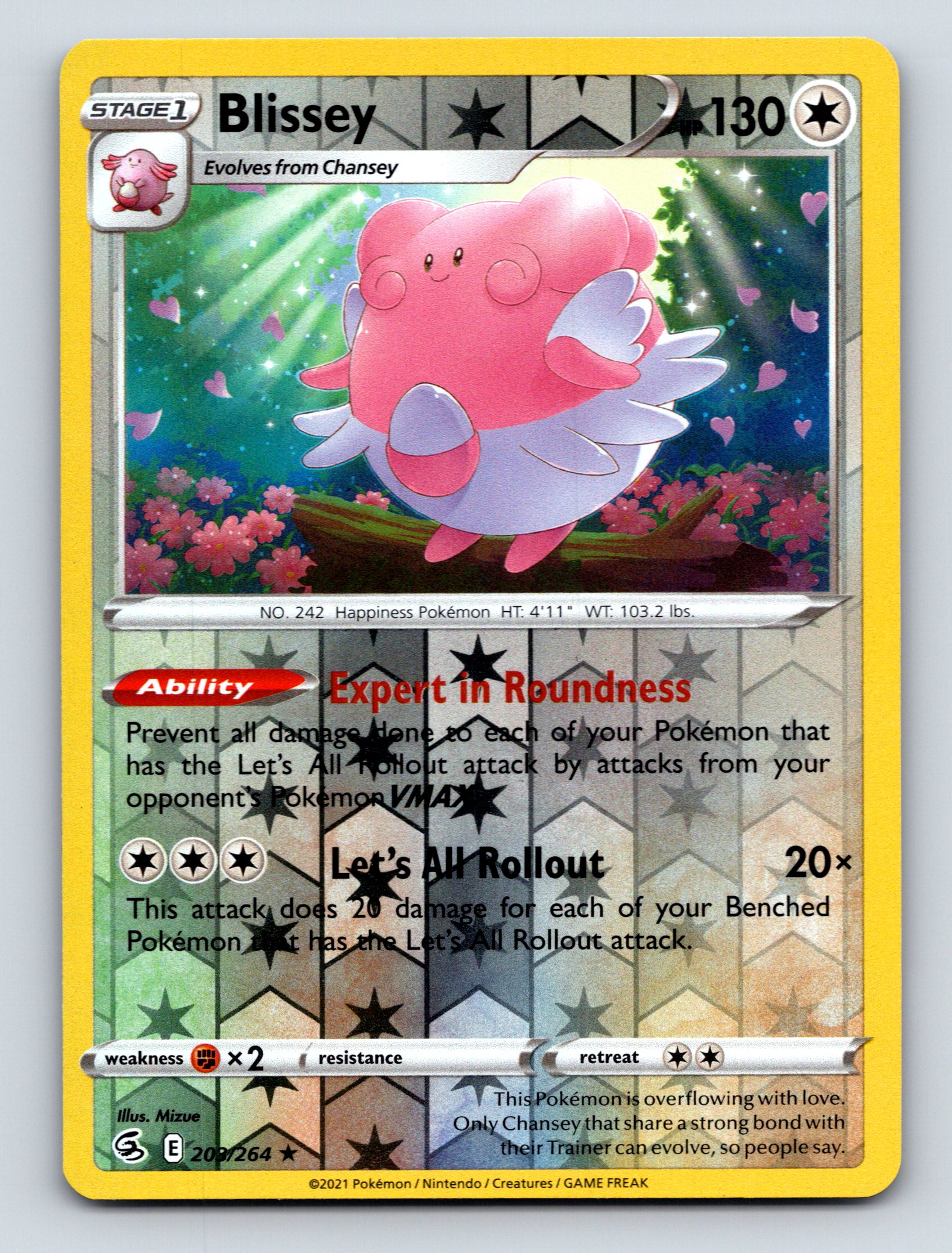 Stage 1 Blissey HP 130 Expert In Roundness Attack Rarity Pink Vibrant Pokmon | eBay Stage 1 Blissey HP 130 Expert In Roundness Attack Rarity Pink Vibrant Pokmon | eBay