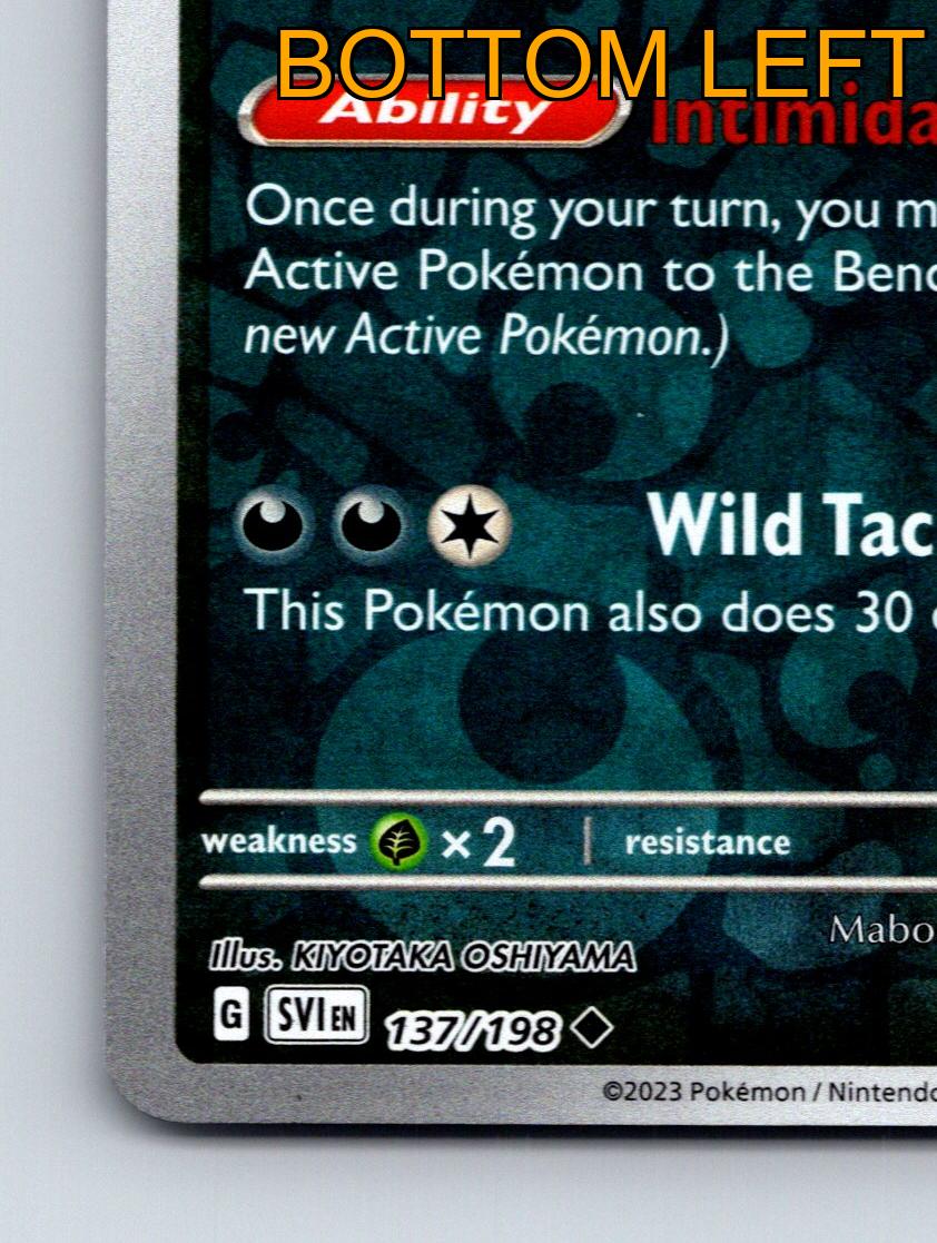 Stage 1 Mabosstiff HP 130 Wild Tackle Attack Rarity Dark Card