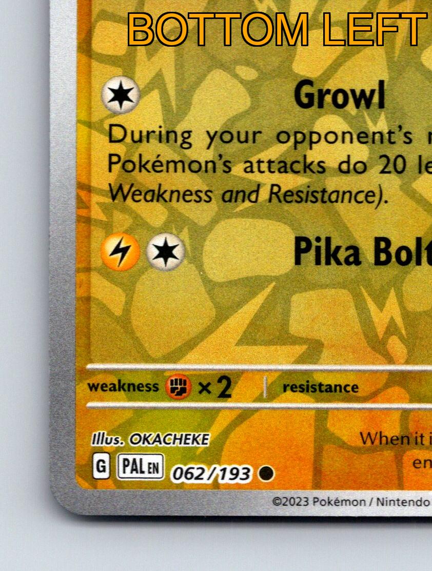 Basic Pikachu HP 70 Pika Bolt Attack Yellow Vibrant Pokémon Card