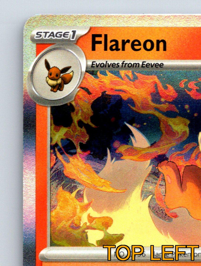 Stage 1 Flareon HP 130 Destructive Flame Attack Rarity Fiery Red