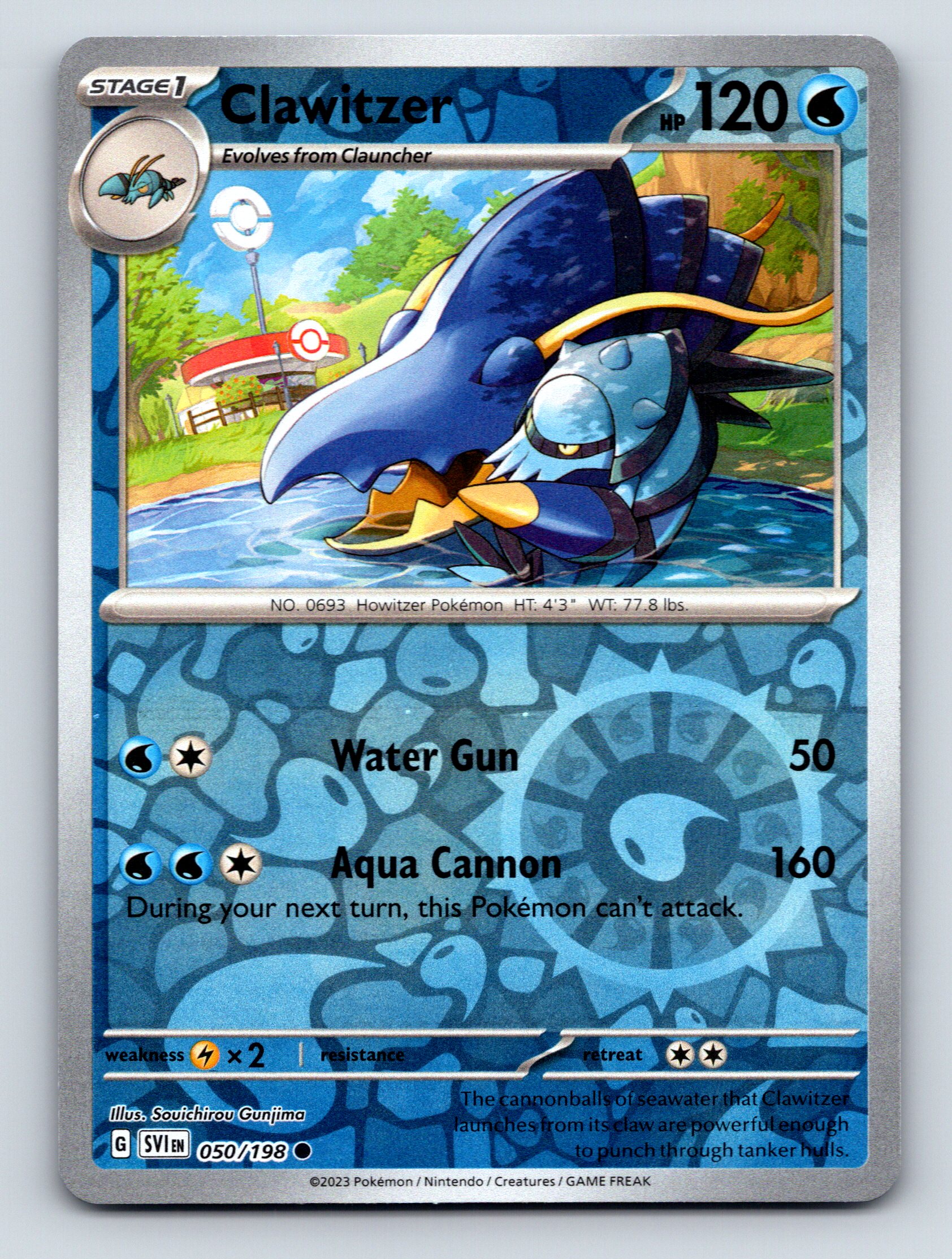Stage 1 Clawitzer HP 120 Water Gun Attack Aqua Cannon Blue Pokmon Card | eBay Stage 1 Clawitzer HP 120 Water Gun Attack Aqua Cannon Blue Pokmon Card | eBay