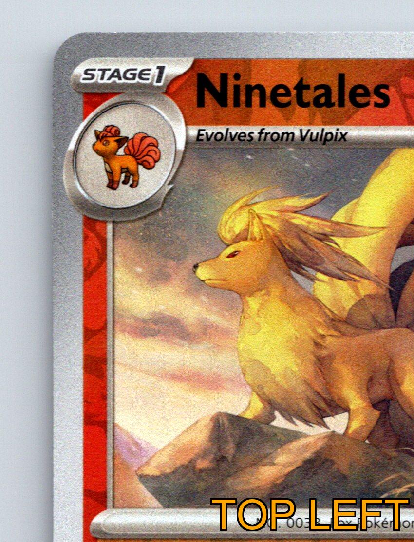 Stage 1 Ninetales HP 120 WillOWisp Attack Rarity Red Colorful Pokmon | eBay