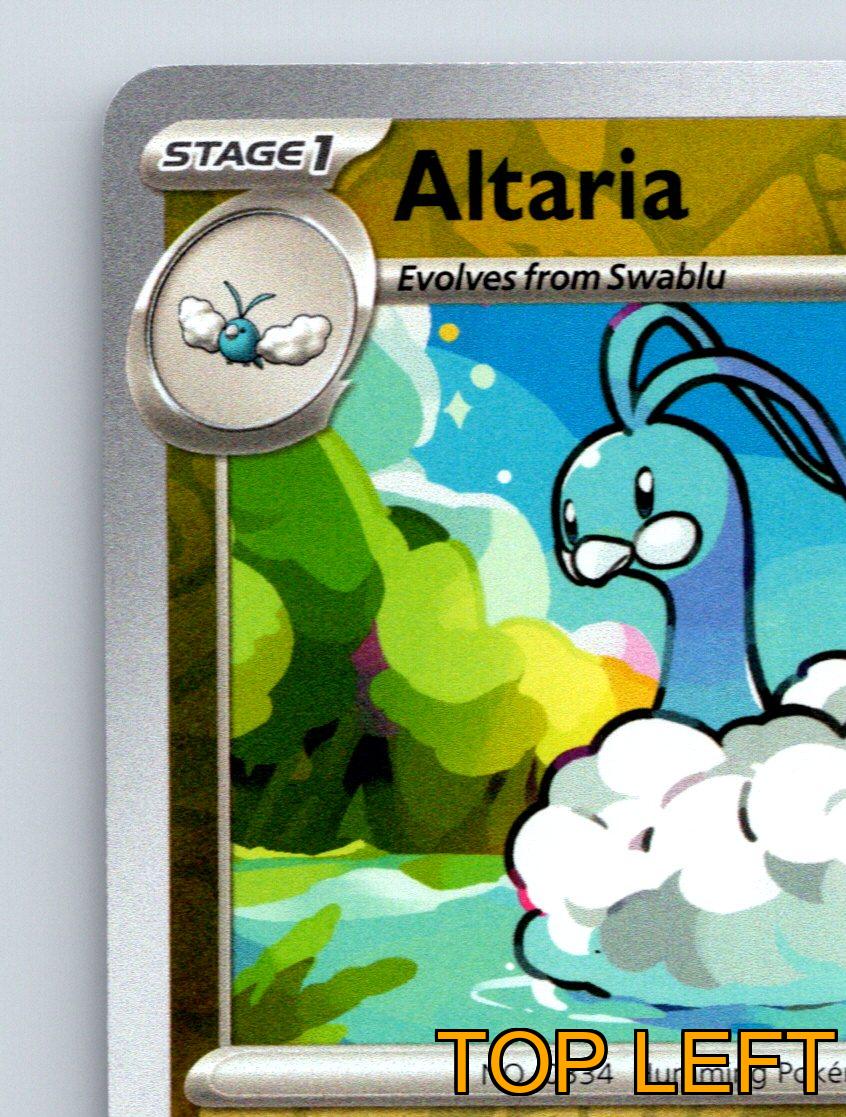 altaria pokemon card stage 1 HP 120 Soothing Lullaby Glide Rarity Colorful Pokémon Metal Glide (60) Artist Altaria (Legendary Treasures 92) -