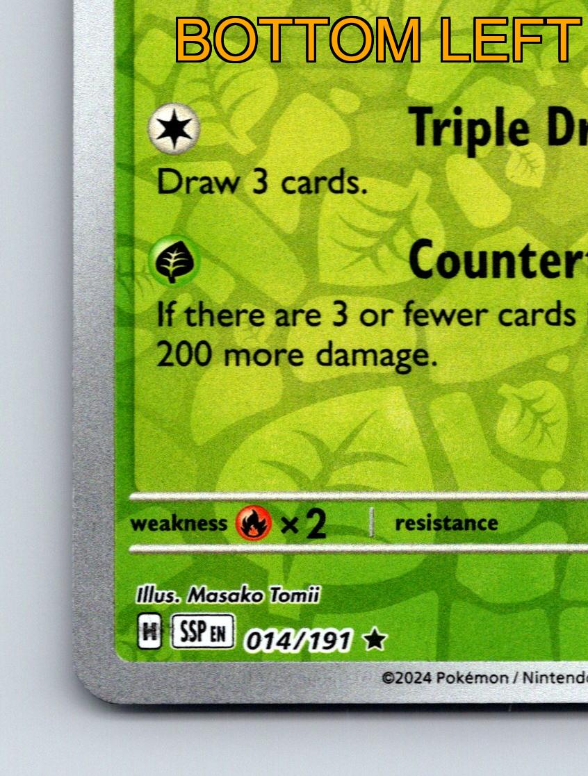 Stage 1 Rabska HP 70 Counterturn Attack Rarity Green Pokémon Card