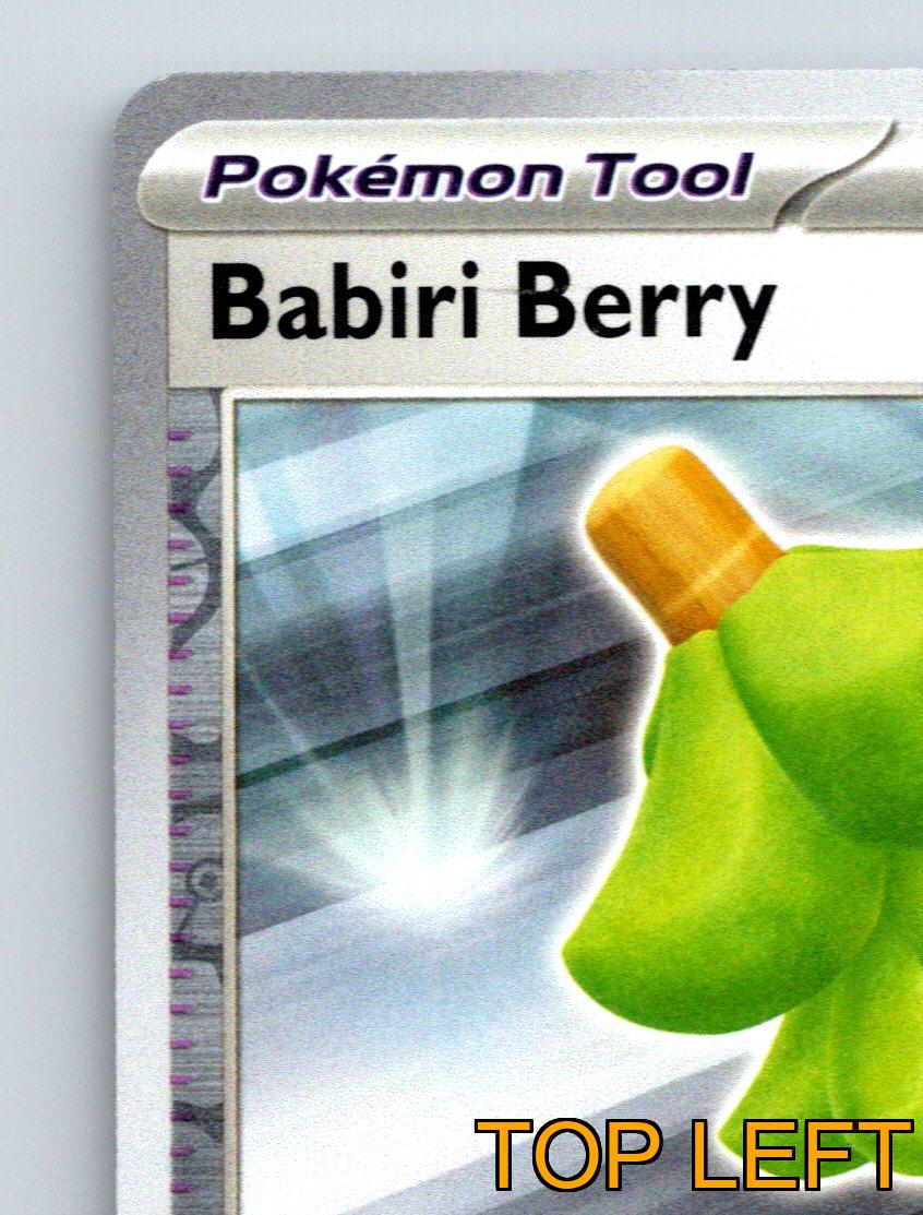 Trainer Babiri Beere Pokémon Werkzeugkarte Verteidigung Grün Pokémon Werkzeug - Bild 3 von 10