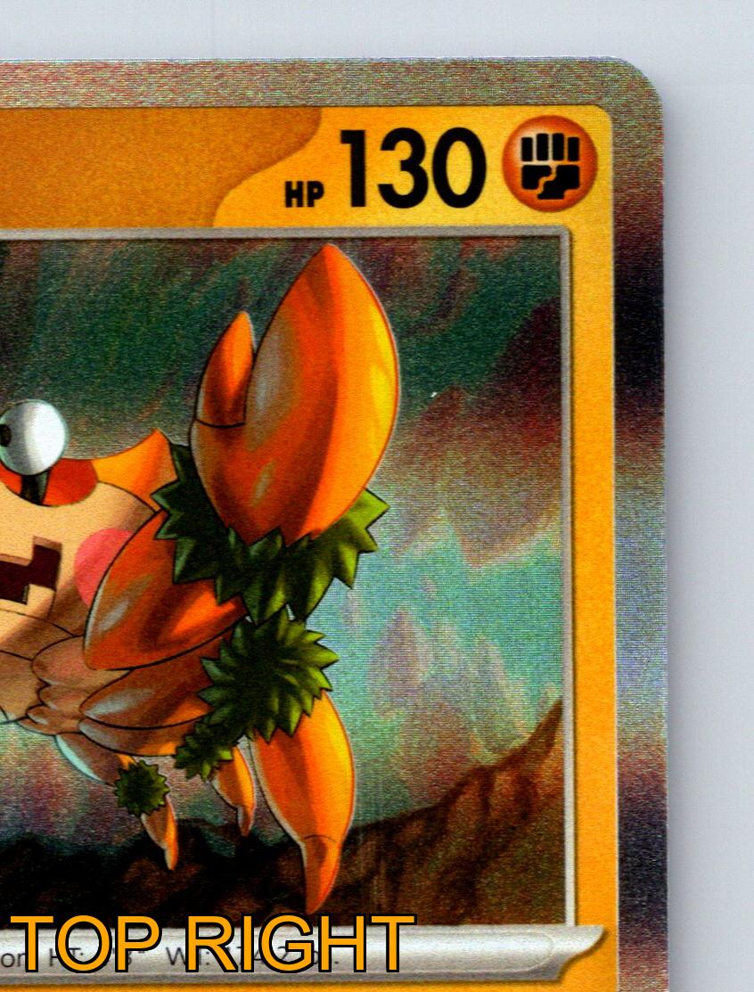 klawf 130 pokemon card value Basic Klawf HP 130 Vise Grip Attack Fighting Pokémon Orange Card