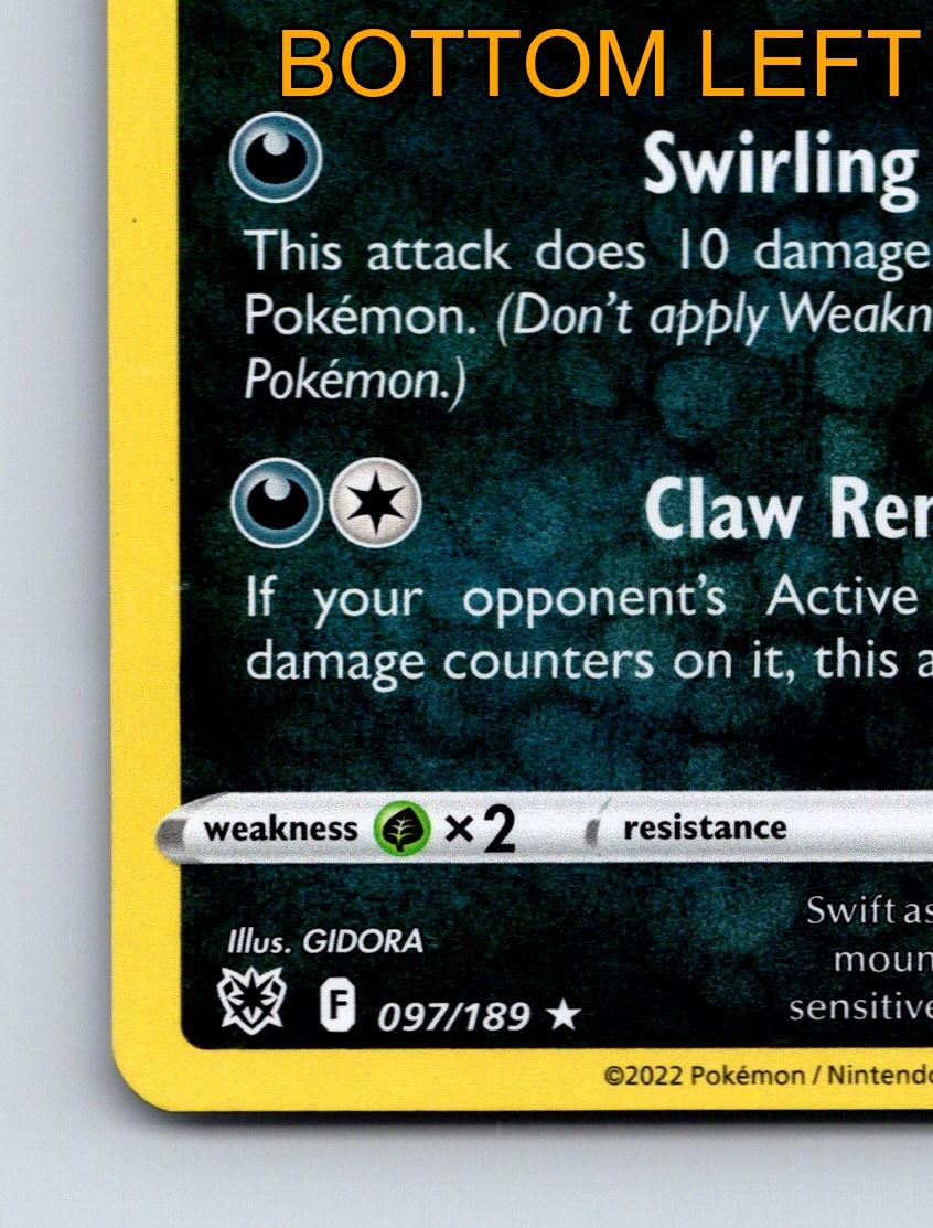 Basic Absol HP 100 Swirling Disaster Claw Rend Rarity Dark Pokémon