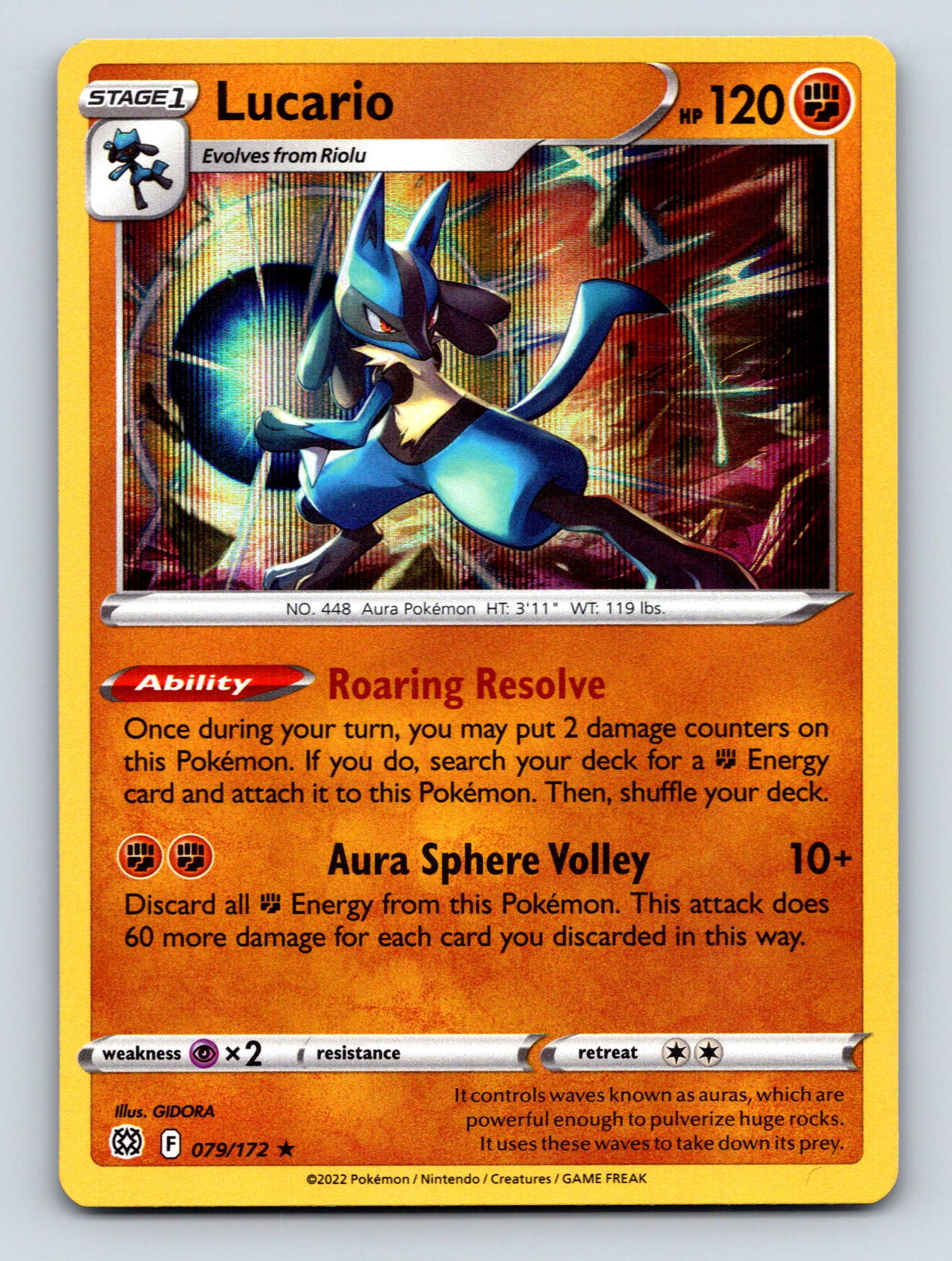 ルカリオ ホロカード HP120 S9 Lucario V 078/189 Swsh10: Astral Radiance Holo for sale online | eBay