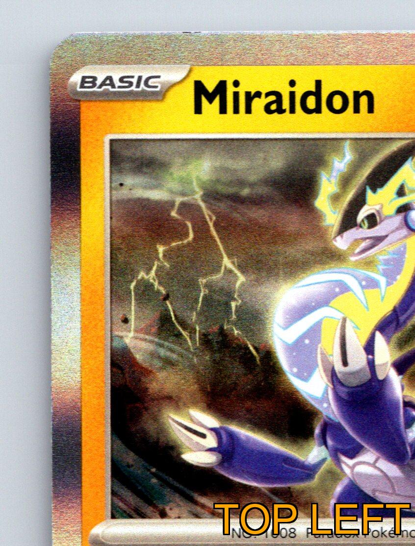 Basic Miraidon HP 120 Lightning Laser Attack Rarity Yellow Pokmon Card