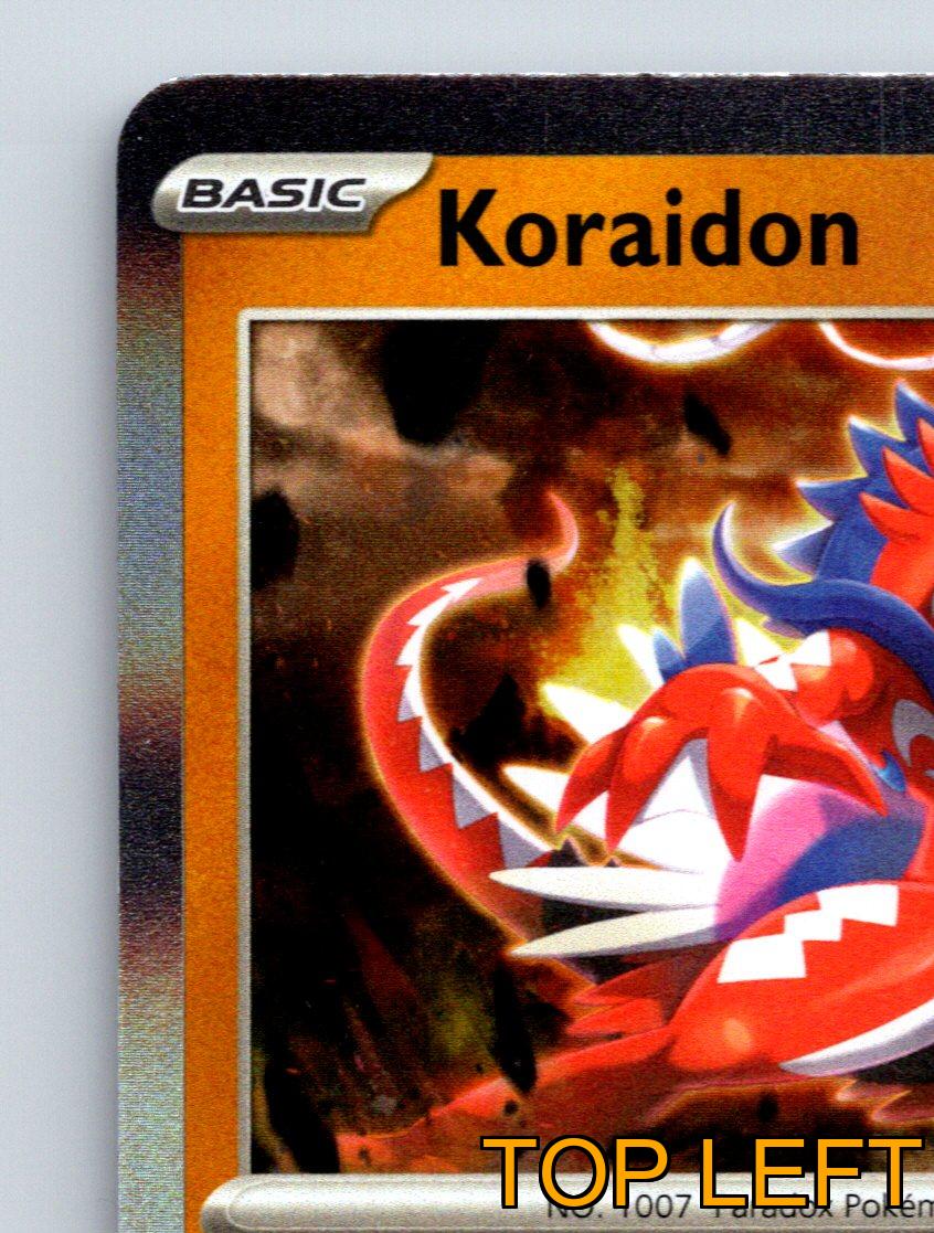コライドン ホロカード HP130 Basic Koraidon HP 130 Claw Slash Attack Star Rarity Orange
