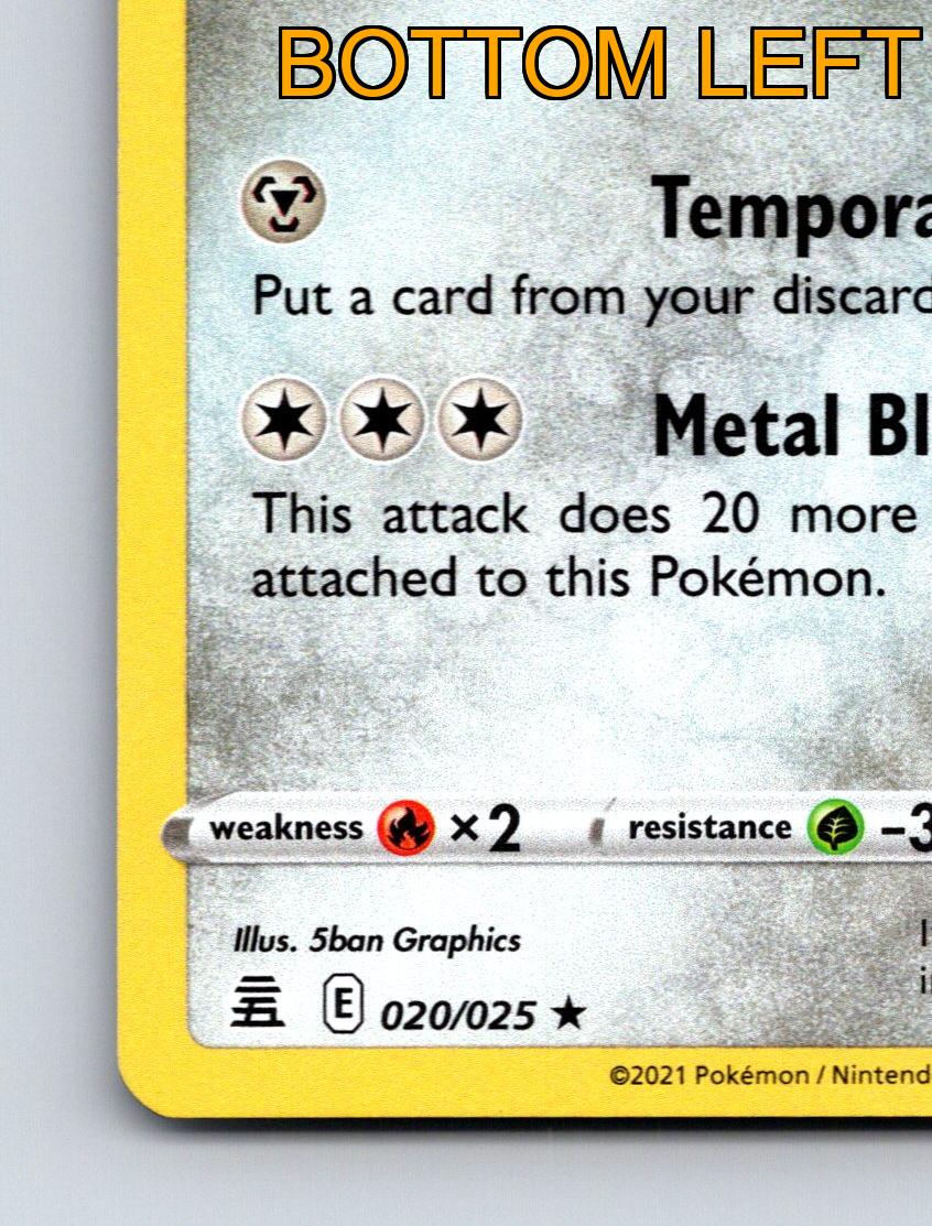 Basic Dialga HP 130 Temporal Backflow Metal Blast Rare Silver