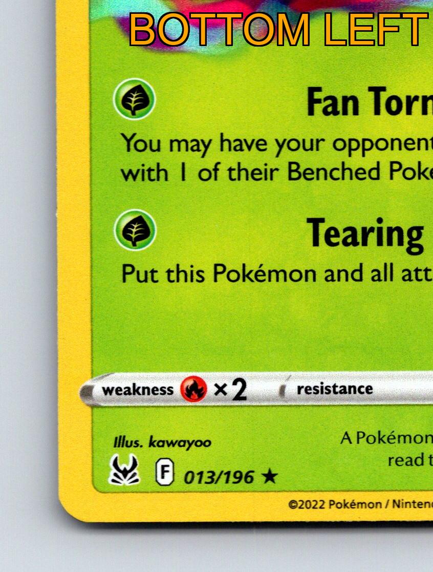 Stage 2 Shiftry HP 160 Fan Tornado Attack Green Wicked Pokémon Card