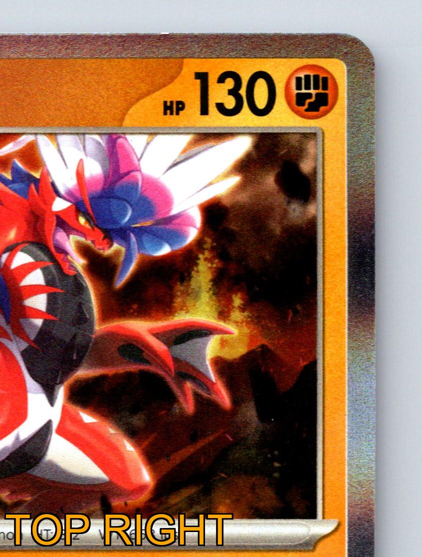 Basic Koraidon HP 130 Claw Slash Rampaging Fang Rarity Red Fiery