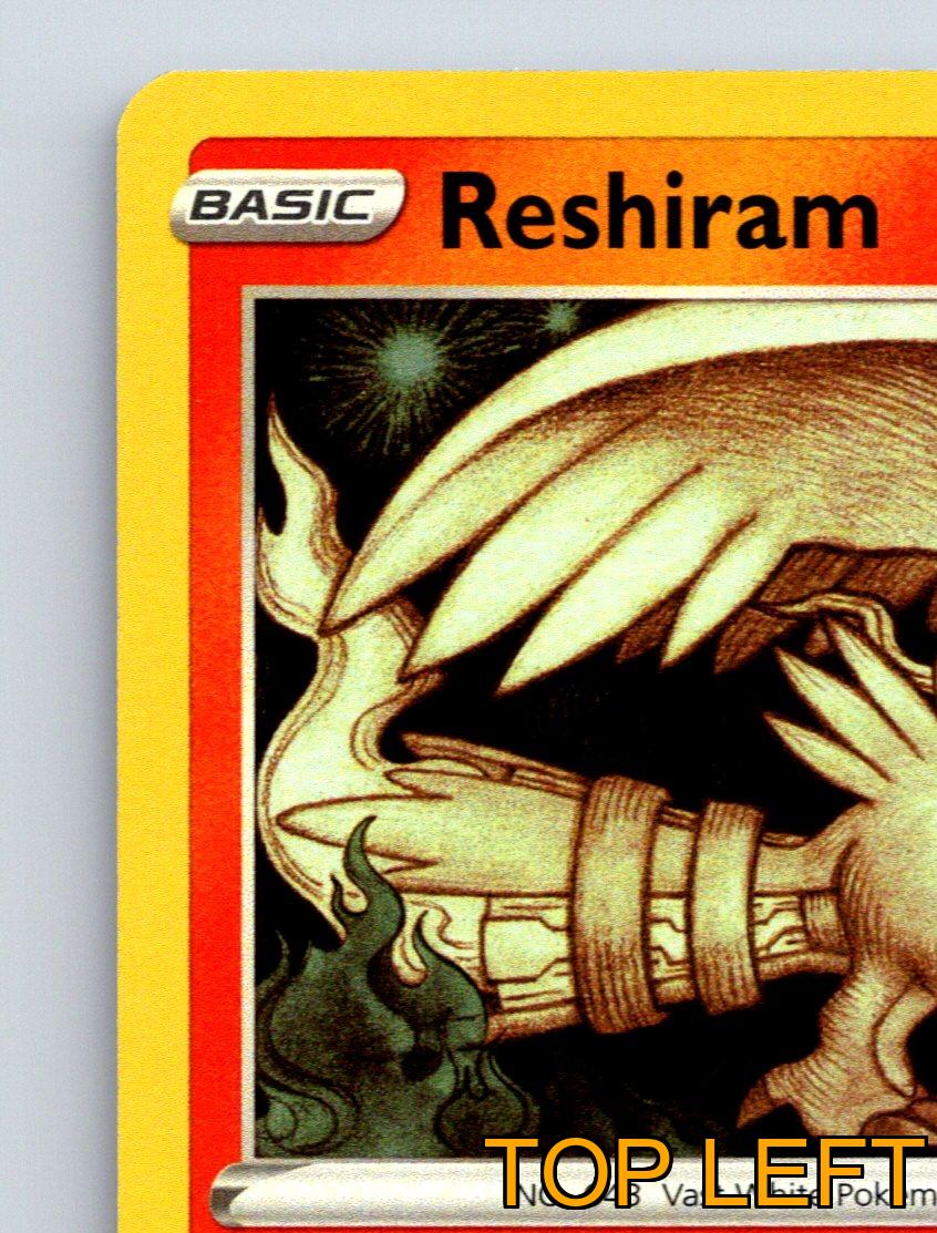 Basic Reshiram HP 130 Scorching Wind Attack Rarity Orange Pokémon