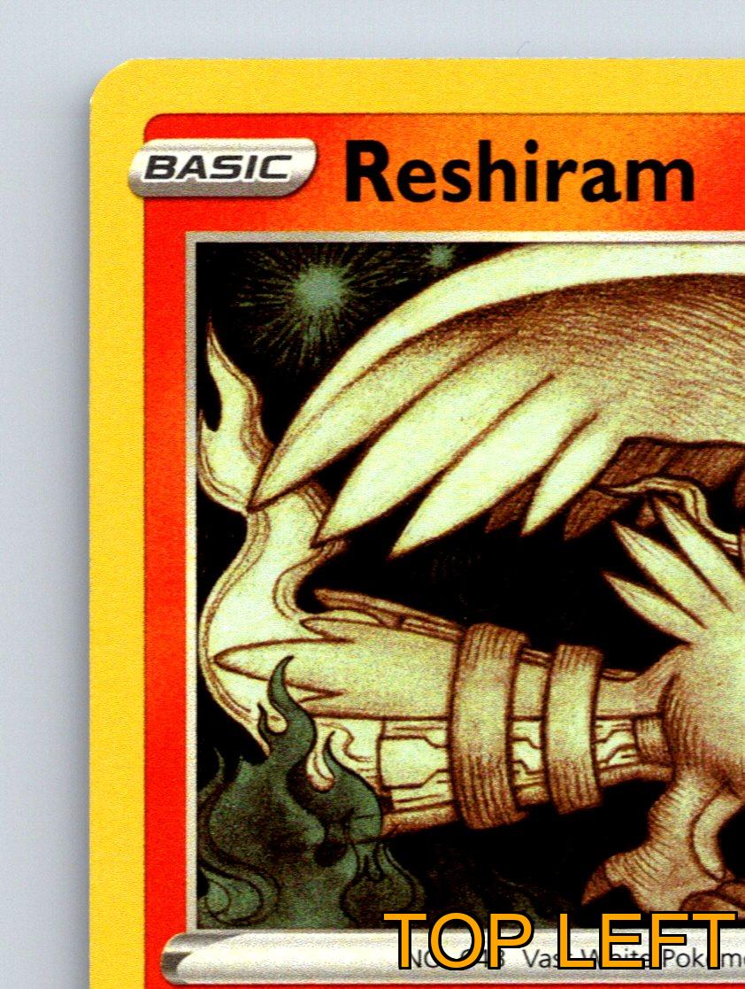 Basic Reshiram HP 130 Scorching Wind Black Flame Rarity Red Fiery