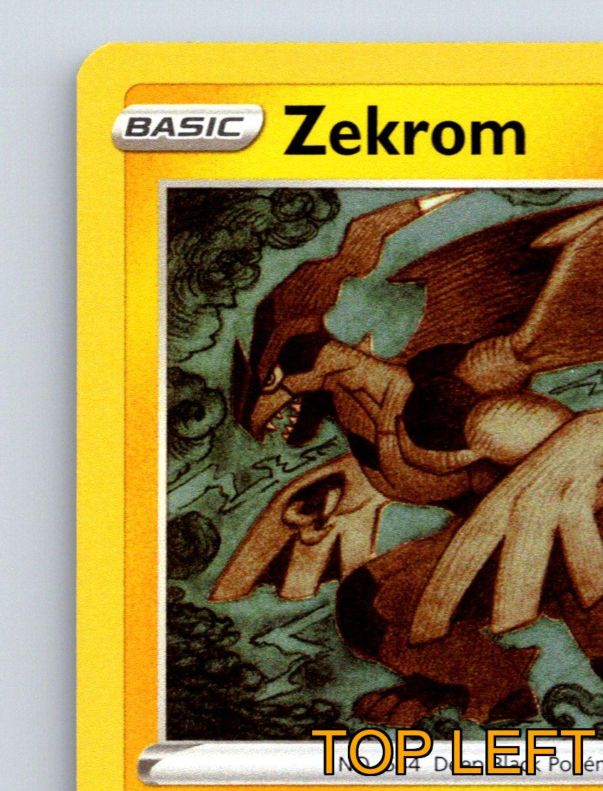 Basic Zekrom HP 130 White Thunder Attack Rarity Yellow Pokémon